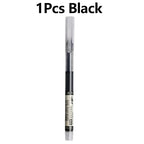 1-20Pcs Needle Type Gel Ink Pens Black/Blue/Red 0.5mm Liquid Ballpoint Pen Students Stationery School Office Writing Tool