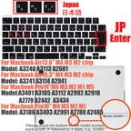 Multi-Language Keyboard Protector Compatible with for MacBook Air/Pro M5-M4 A2779,A3434,A3241 | Arabic, FR, RU, ES, IT Layouts