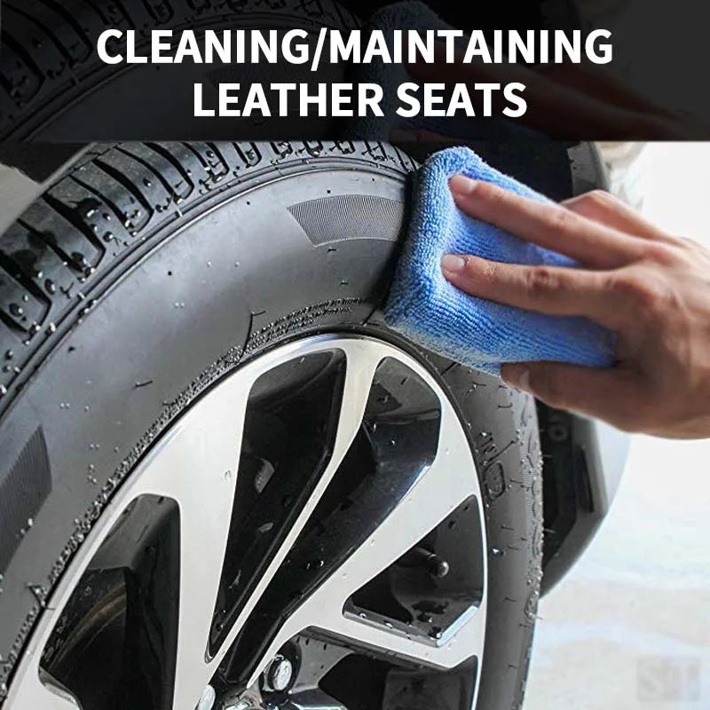 SEAMETAL 8-13pcs Microfiber Car Wax Applicator Pads Soft Auto Detailing Wax Sponge Set Car Paint Care Polishing Cleaning Pads