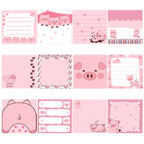 12/24pcs Cute Animals Sticky Notes Set, Refrigerator Memo Pads,Self-Stick Dog Cat Notes Pads for Home Office Gifts Supplies