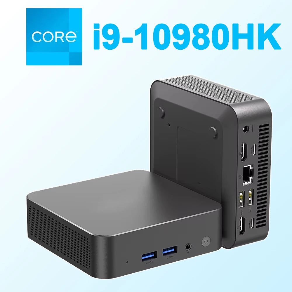 MINI PC Windows 11 Intel Core i9 10980HK i3 6100U DDR4 16GB 32GB SSD 1TB 2TB Computer Gaming BT5.2 Portable Desktop PC Gamer