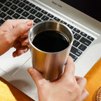 300ml Mug 304 Stainless Steel Double Layer Mug Coffee Cup Creative Water Cup Insulated Beer Cup Stainless Steel Cup Drinkware