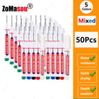 1-90Pcs Waterproof White Long Head Markers Pen 2cm Woodworking Deep Hole Marker Pens Metal Carpenter Black/Red/Blue/Green Ink