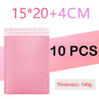 100/1 PCS Pink Poly Bubble Mailers Padded Envelopes Self Seal Padded Envelopes Gift Bags Packaging Envelope School Supplies