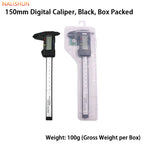 0-100mm/0-150mm Carbon Fiber Digital Caliper 0.01mm High Precision, Electronic Vernier Measuring Large LCD Screen Inch/mm