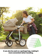Portable toilet trainer disposable inner bag and accessories, durable multi-functional trash bag with drawstring