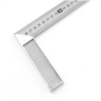 250/300mm Aluminum Handle with Stainless Steel Scale Right Measuring Angle Square Ruler