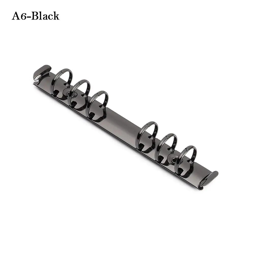 Metal Loose-leaf Binding Clip Colorful Spiral Binder File Folder DIY Album Diary Clips Ring For A4/B5/A5/A6/A7 Notebook Binder