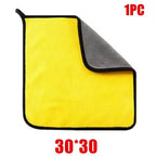 3/5/10Pcs Car Wash Microfiber Towel 30*30CM Car Cleaning Drying Cloth  Care Cloth Car Wash Towel  Kitchen Towel