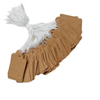 New Price Tag 100Pcs Brown Kraft String Blanks Wedding Favour Price Label Paper Pricing Tags With Rope 22x13mm