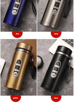 SoftAura Stainless Steel Thermos Bottle LED Temperature Display 500ML- 1L Sus304 Vacuum Flask Portable Cup  2026 New