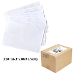 50pcs 15cmx 22cm Clear Adhesive Top Loading Packing List Clear Shipping Pouches,Mailing/Shipping Label Envelopes