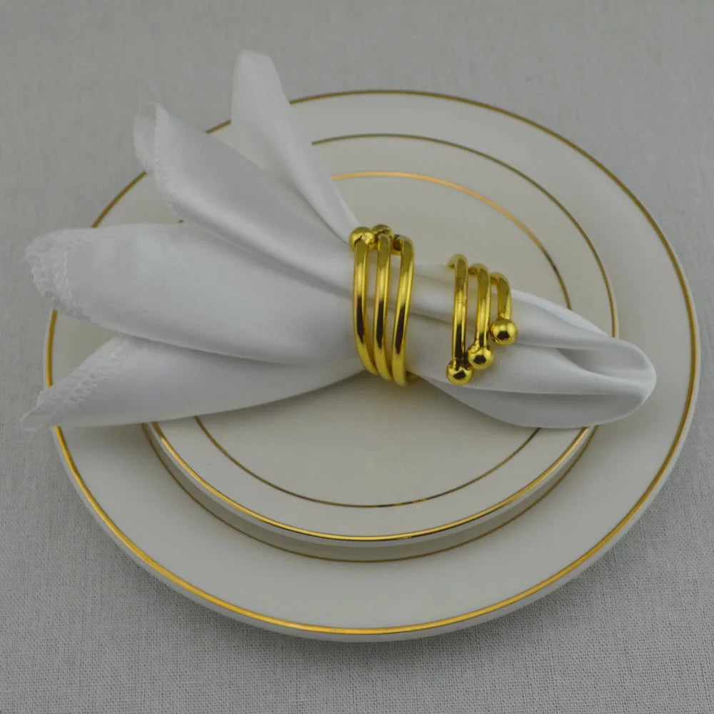 100pcs Satin Napkins For Wedding Party Decor Square 30cm Table Dinner Napkin Restaurant Supplies Christmas Birthday Tea Towels