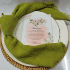 6PCS 43x43cm Dinner Table Rustic Decor Muslin Tea Towels, Birthday Decore Retro Cotton Cheesecloth, Cotton Gauze Wedding Napkins
