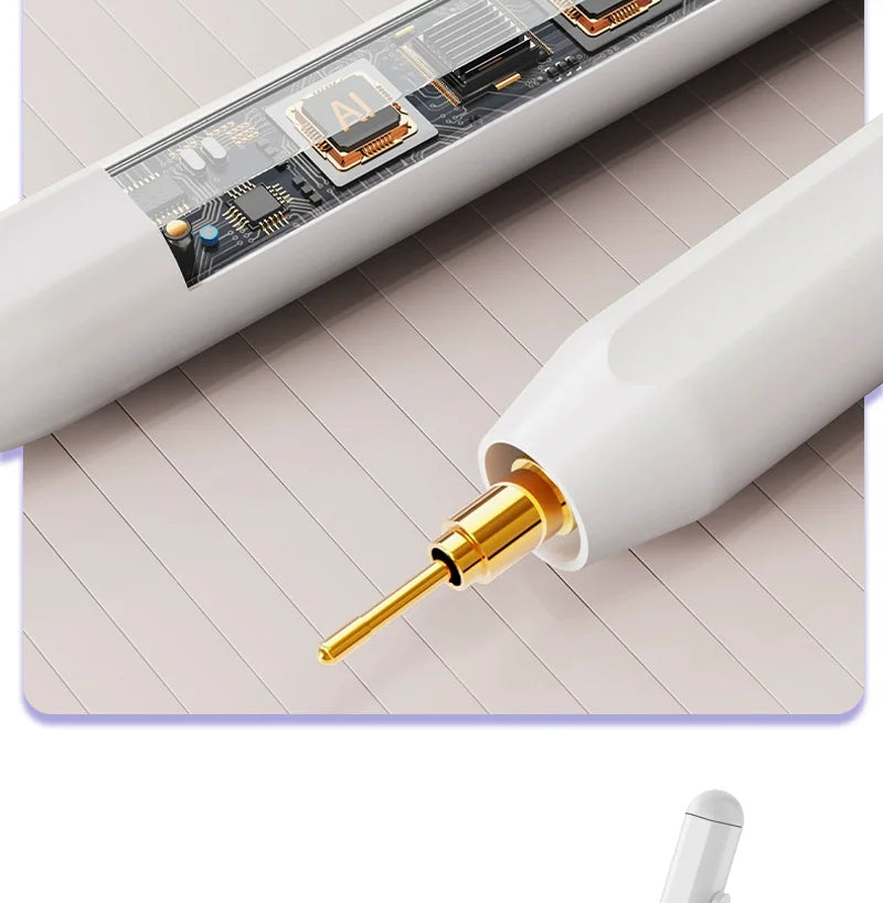 P+7 Universal Stylus Battery Display Pen For Android IOS Screen Touch Pen For iPad Huawei Xiaomi Honor Tablet Stylu   Penci