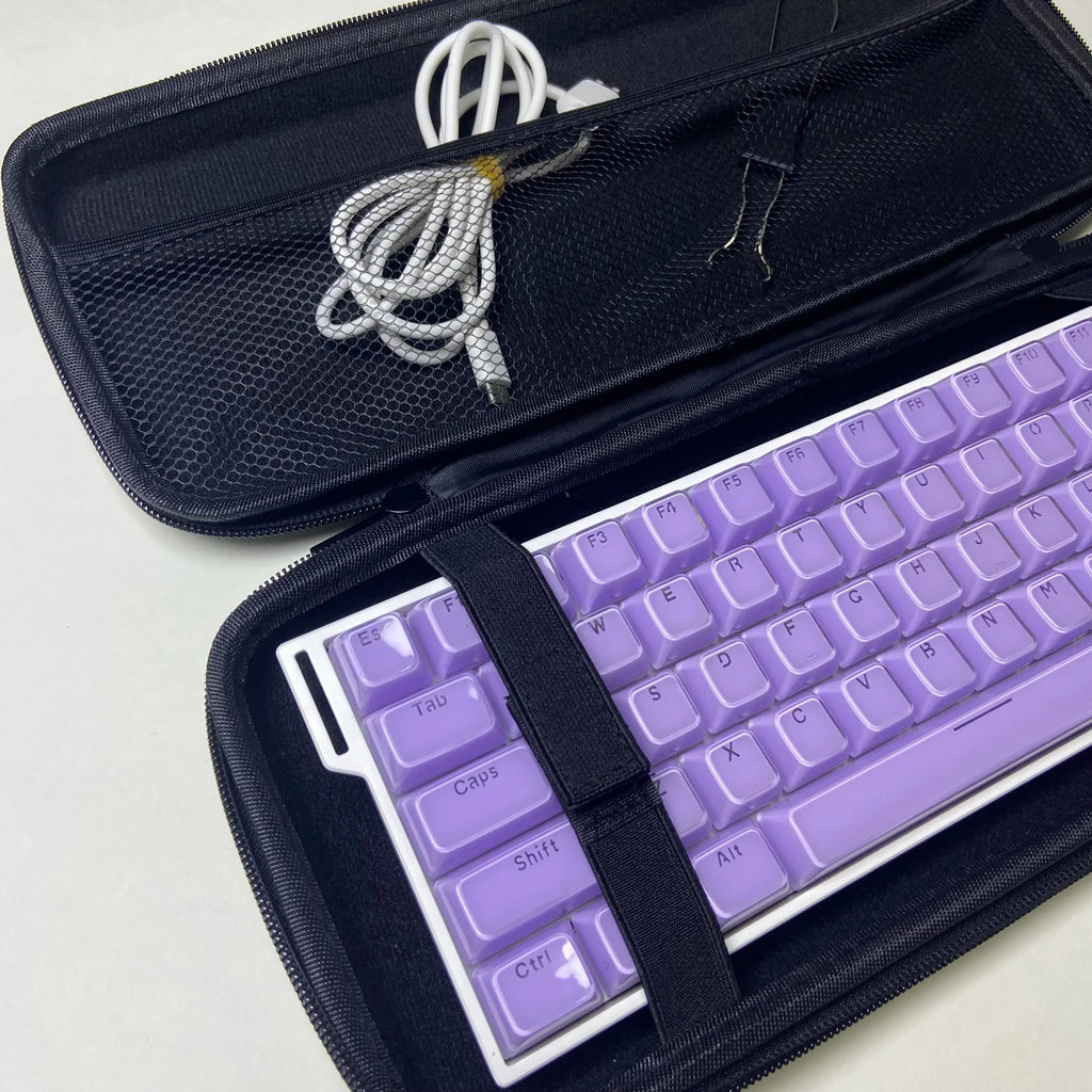 Keyboard Organizer Hard Case Keyboard Storage Bag Dustproof Protective Box 60 68 87 98 100 104 108 Mechanical Keyboard