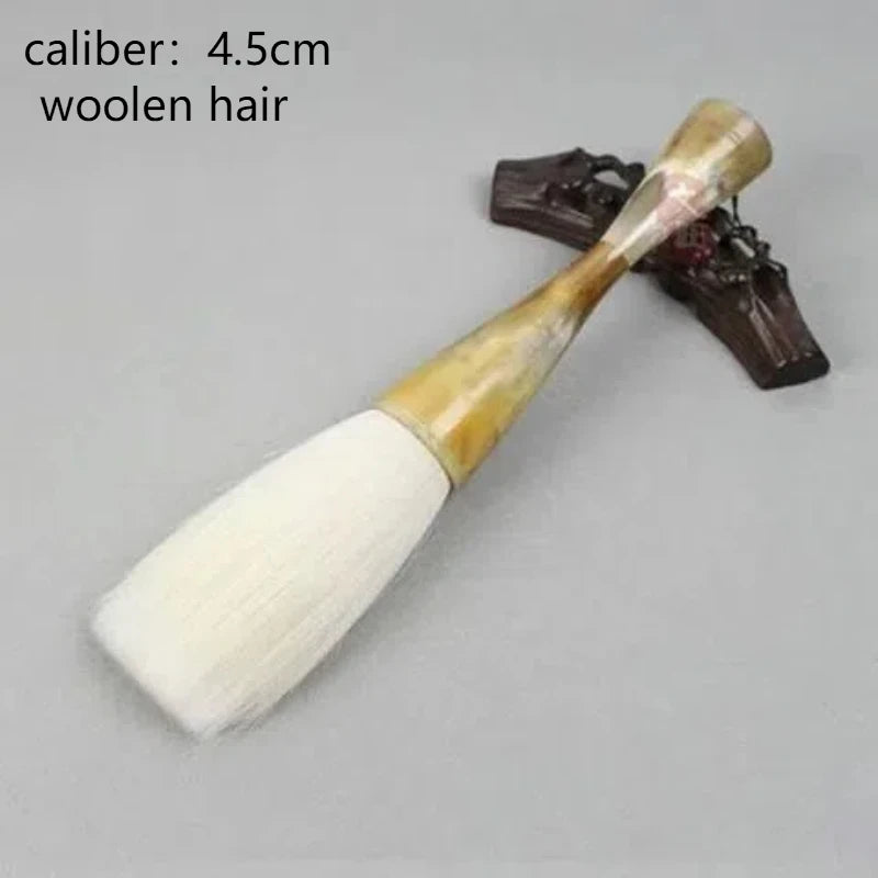 Chinese Calligraphy Brush Oxhorn Pen holder Brush Pen Extra Large Mixed Hair Painting Writing Brushes Art Stationary Supplies