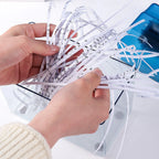 Hand Shredder Hand Crank Portable Mini Paper Cutting Tool Transparent Documents Paper Cutting Tool Birthday Gift Home Office