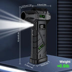 Powerful Violent Fan 1000000RPM Turbo Air Blower 380G Thrust High Speed Brushless Turbo Jet Blower With LED Lighting