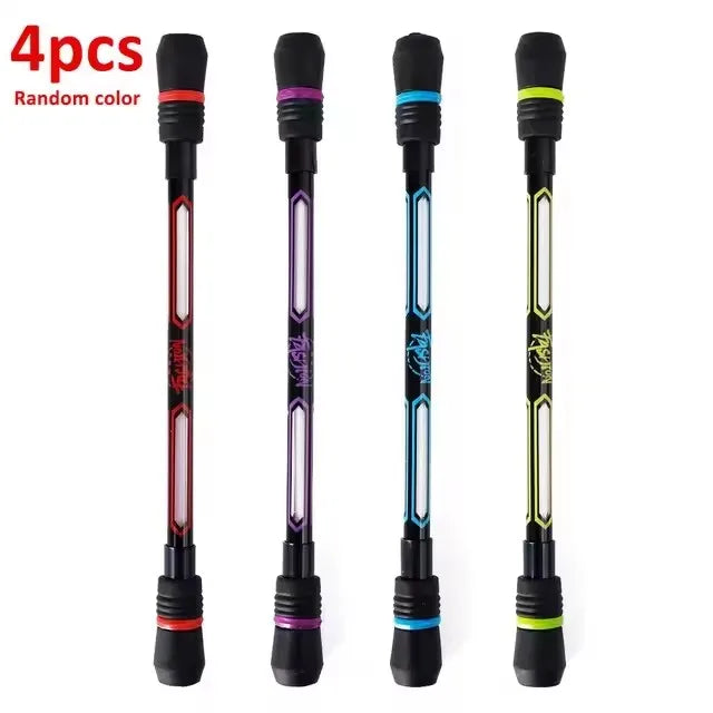 4/1Pcs Spinning Pen Rolling Finger Rotating Pen Gaming Trick Pen Stress Releasing Brain Training Toys for Kids Adults Students
