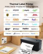 Marklife X4 Thermal Label Printer Portable Printer for 4x6 Mailing Packages Printing Bluetooth & Automatic Label Recognition