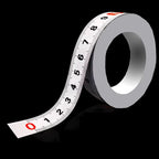 1/2/3/5M Stainless Steel Miter Track Tape Measure Self Adhesive Metric Scale Ruler Rust-Proof Durable and Wear-Resistan Ruler