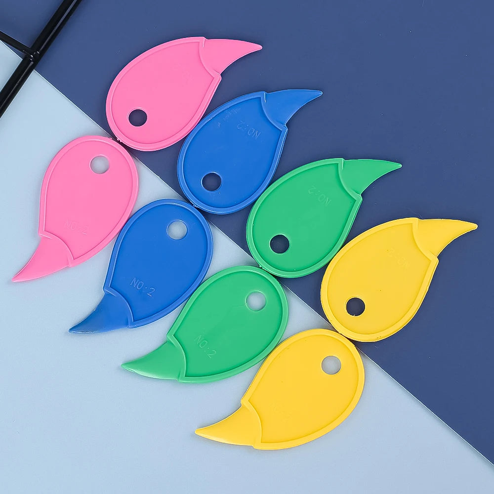 Portable Plastic Letter Opener Cutting Supplies Box Opener Keychain Slicer Unpacking Knife Mini Safety Package Cutter Tool