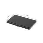 2022 New Waterproof Stainless Steel Business ID Credit Card Holder Luxury Silver Aluminium Case Cover Unisex Card Wallet