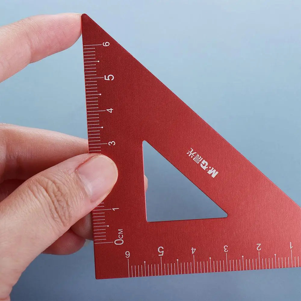 Durable Students Geometry School Maths Compass Metal Rulers Aluminium Ruler Set Examination Stationery Drafting Supplies