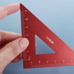 Durable Students Geometry School Maths Compass Metal Rulers Aluminium Ruler Set Examination Stationery Drafting Supplies