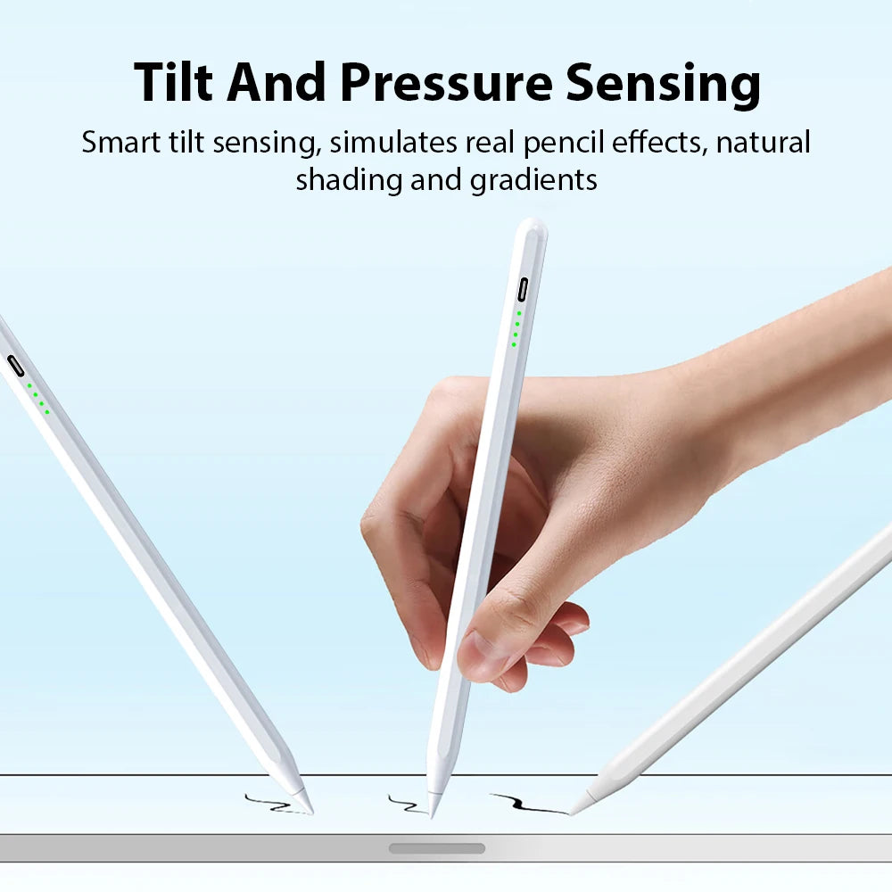 For Apple Pencil Stylus for iPad A16 Air 11 5 4 Pro 11th 13 12.9 M5 M4 M3 M2 Pens 10 9 8 10th 9th Generation Mini 7 6 Touch Pen