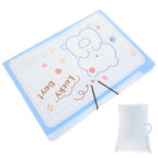 2Pcs Plastic File Folder with Multiple Pockets Expanding Accordion Design File Bag for Documents Checks Currency Letters