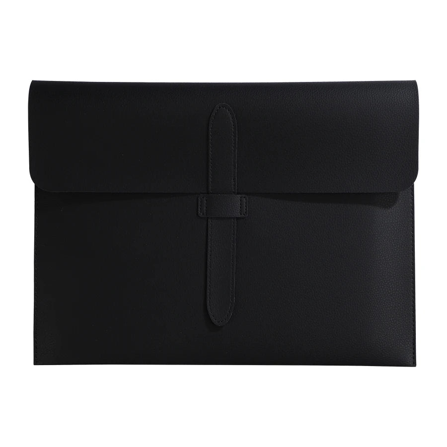 A4 Thick Leather Document Bag, A4 Folder,Business Information Bag, School And Office Supplies, Storage Bag Back To School