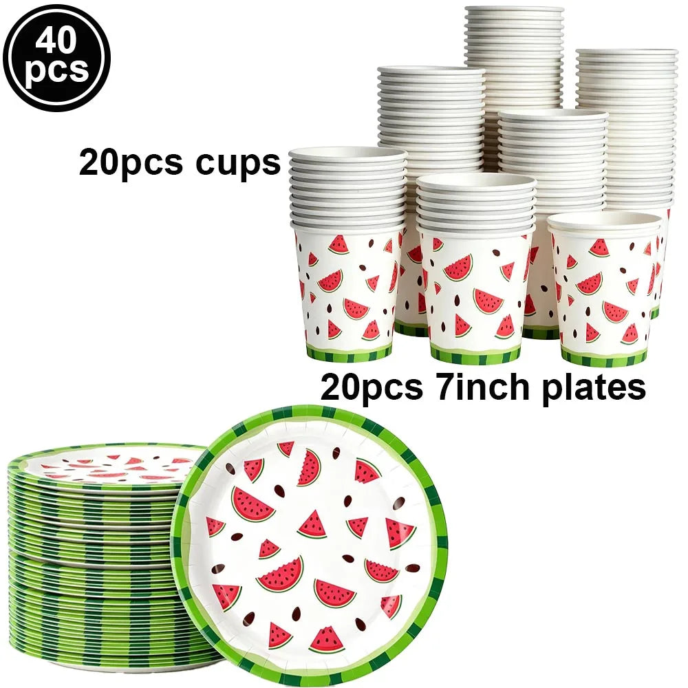 Watermelon Party Tablecloth Plastic TableCover One in a Melon Theme Girl Birthday Decoration 1st 2nd 3th Birthday Party Supplies
