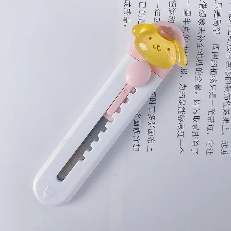 Cute Cartoon Mini Cutter Utility Knife Student Art DIY Tools Creative Stationery School Supplies