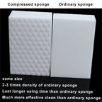 20 40 Pcs Melamine Sponge Compressed Magic Shoes Kitchen Office Bathroom Multi-function Cleaning Tools Double Compression Sponge