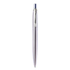 Metal Ballpoint Pen Press Tyle Business Fountain Pen with Blue/Black Ink Refill Students Gift Neutral Pen School Office Supplies