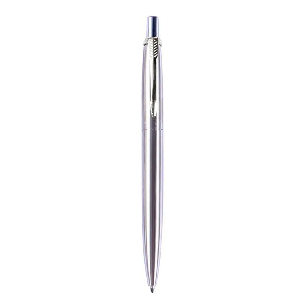 Metal Ballpoint Pen Press Tyle Business Fountain Pen with Blue/Black Ink Refill Students Gift Neutral Pen School Office Supplies