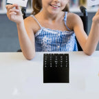 30Pcs Index Cards A-z Dividers 3x5" Alphabetical File Dividers Studying Tool Alphabet Tabs Index Tabs Black for Office School