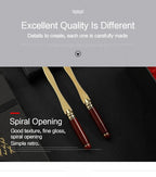 1pc exquisite mahogany letter opener, wooden letter opener for opening envelope, office gift gift letter cutting knife