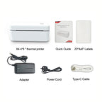 Marklife X4 Thermal Label Printer Portable Printer for 4x6 Mailing Packages Printing Bluetooth & Automatic Label Recognition