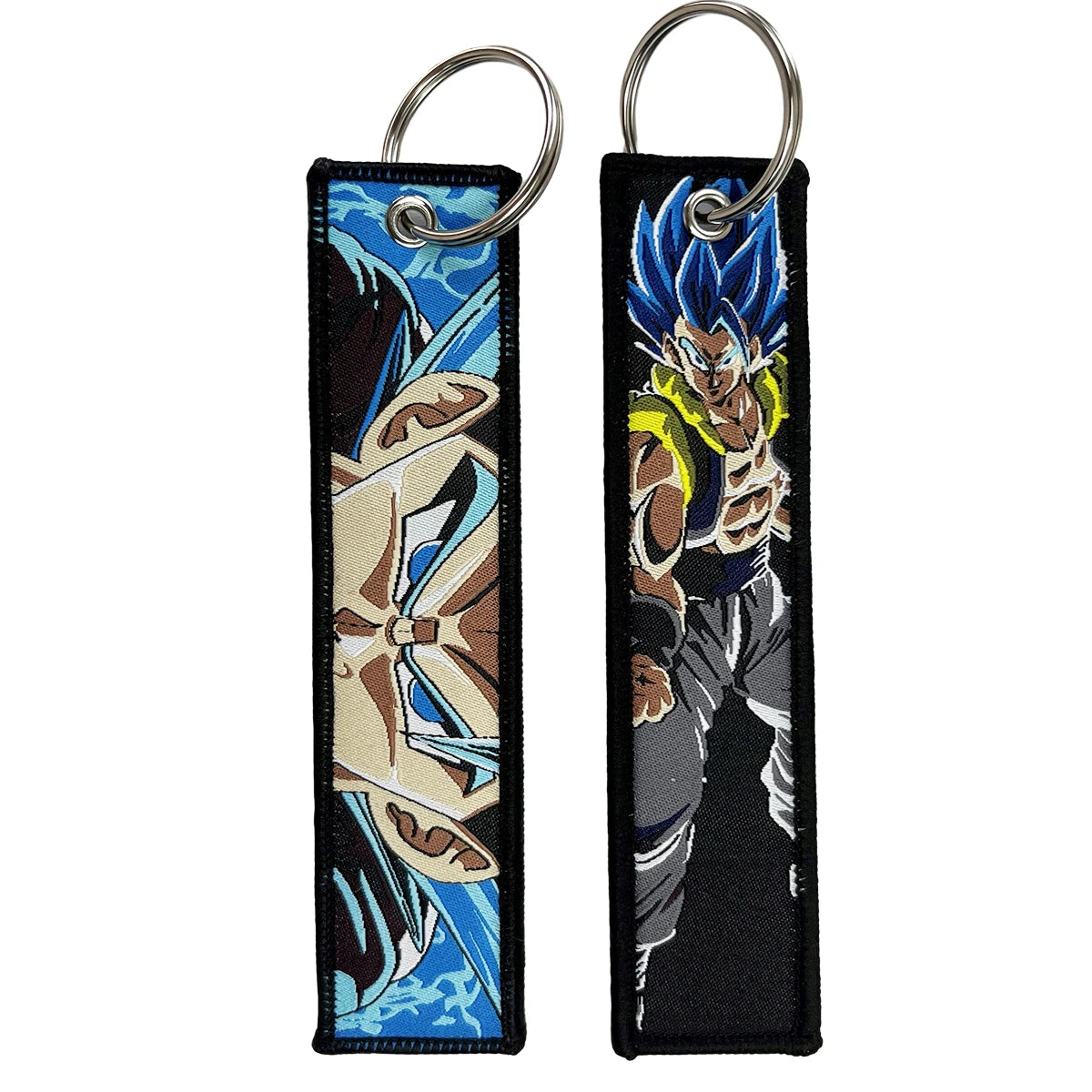 Dragon Ball Embroidery Cool Keychain Lanyard Anime Manga Series Badge Holder USB Pendant Portable Key Lanyard Accessories