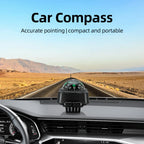 Portable Outdoor Hiking Car Compass Navigation Dashboard Ball Shaped Compass for Boat Vehicle Cycling Direction Pointing Guide