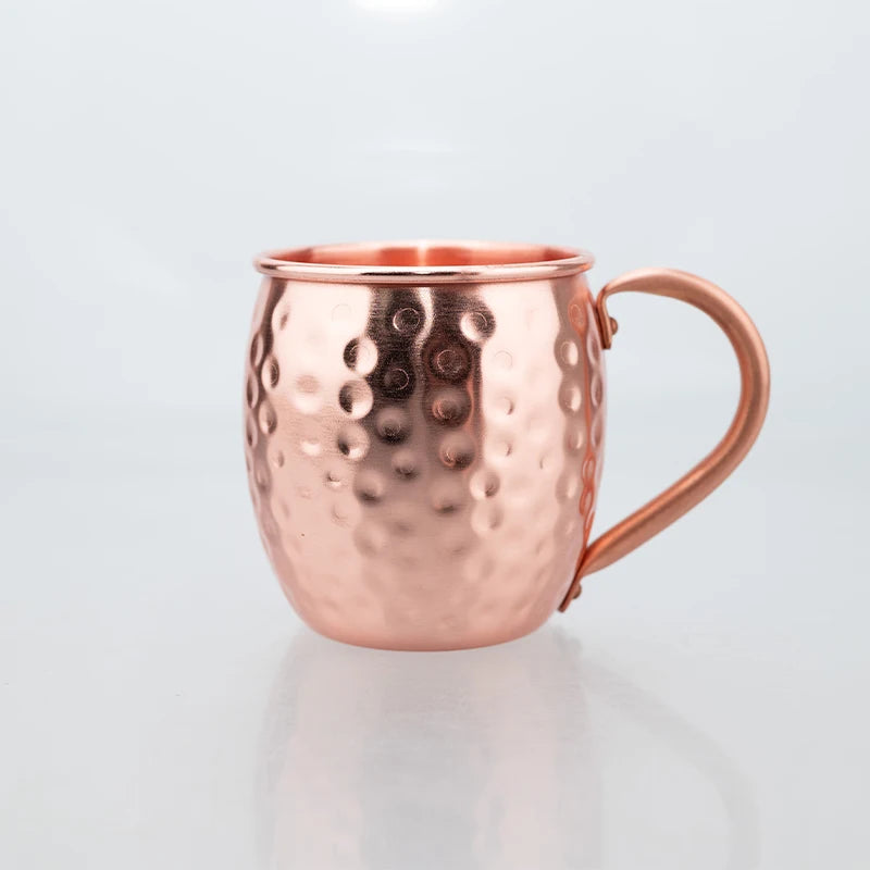 100% Copper Moscow Mule Mug Durable Coppery Beer Mugs 350ml Coffee Mug Milk Cup Pure Copper Bar Cup Drinkware