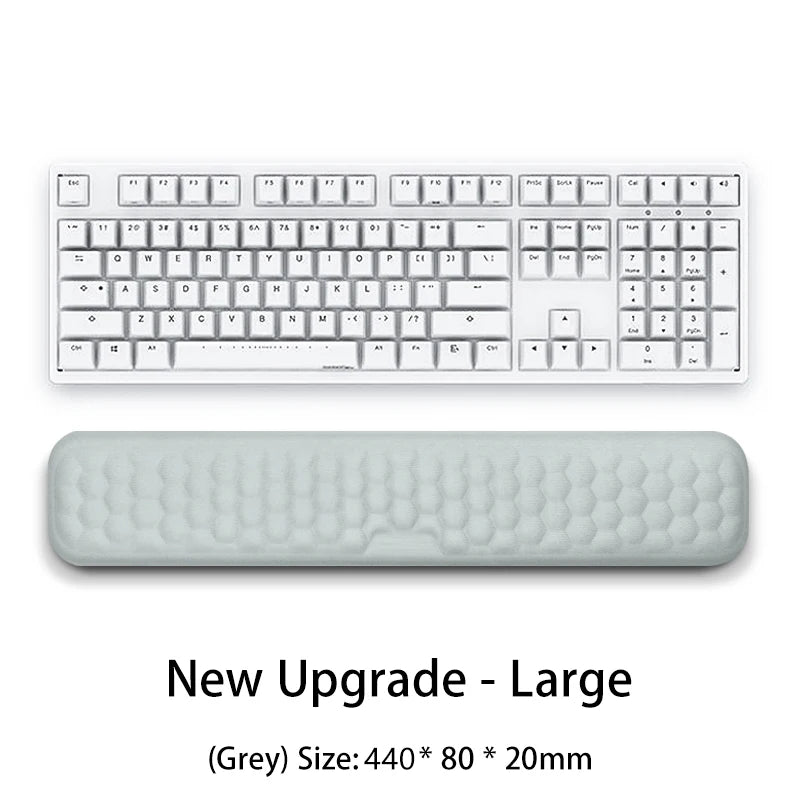 Keyboard Mouse Wrist Protection Rest Pad Ergonomic Office Typing Relax Wrist Memory Foam Mouse Pad PC Computer Laptops Mouse Pad