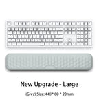 Keyboard Mouse Wrist Protection Rest Pad Ergonomic Office Typing Relax Wrist Memory Foam Mouse Pad PC Computer Laptops Mouse Pad