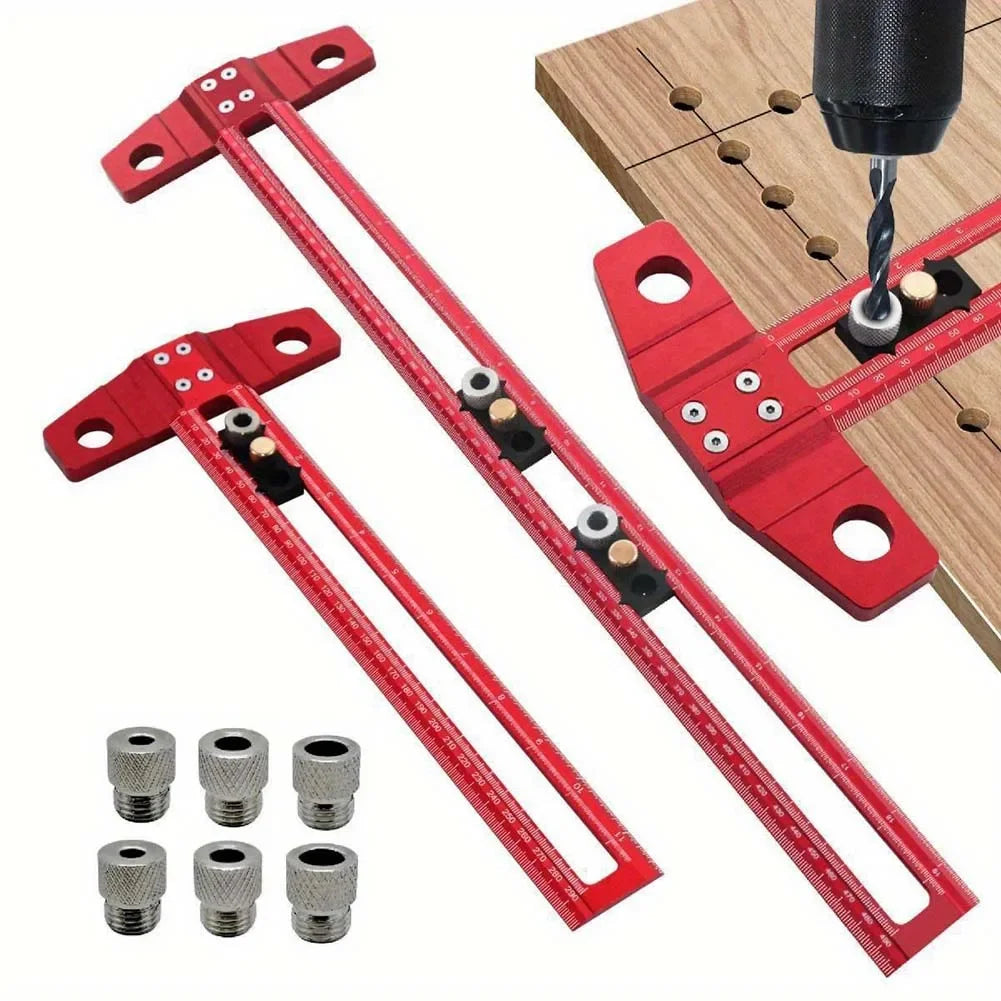 1pc T Type Woodworking Scriber Ruler 90 Degree Line Gauge Scriber T-Square Ruler For Assembling Wooden Boxe Cabinets Photo Frame