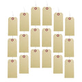 100 pcs Price Labels Manila Wire Tags Shipping Blank Packaging Tags File Folder Labels Manila Tags With Eyelets Filing Products
