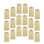 100 pcs Price Labels Manila Wire Tags Shipping Blank Packaging Tags File Folder Labels Manila Tags With Eyelets Filing Products