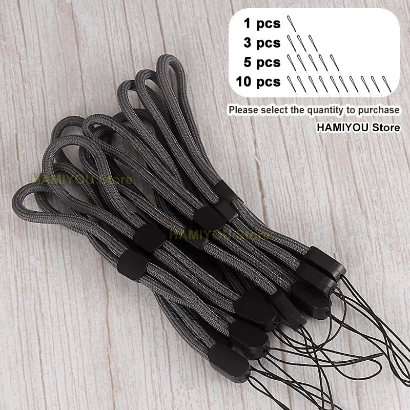 Red Adjustable Mobile Phone Strap / Color Wrist Lanyard for USB Flash Drives Keys Keychains Camera Key For Samsung XIAOMI iPhone